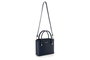 Vince Camuto Bolso Ravenna Dark Blue, Bolso de Piel de Polivinilo Azul Oscuro, Dimensiones 25x10x20 cm